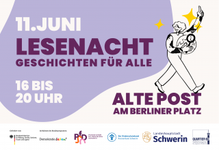 Lesenacht in der Alten Post // © PfD Schwerin Lesenacht in der Alten Post // © PfD Schwerin