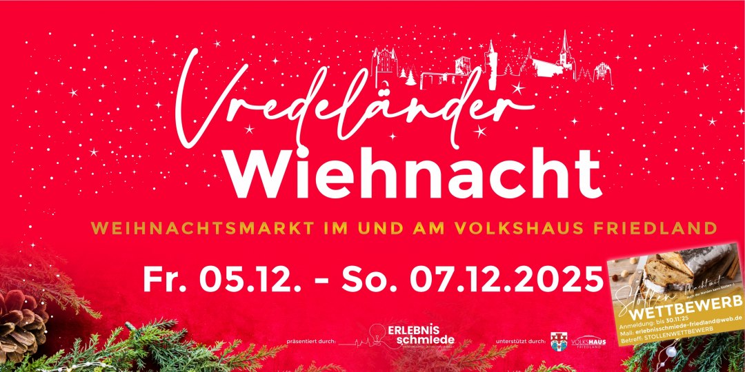 Vredeländer Wiehnacht, © Stadt Friedland Vredeländer Wiehnacht, © Stadt Friedland