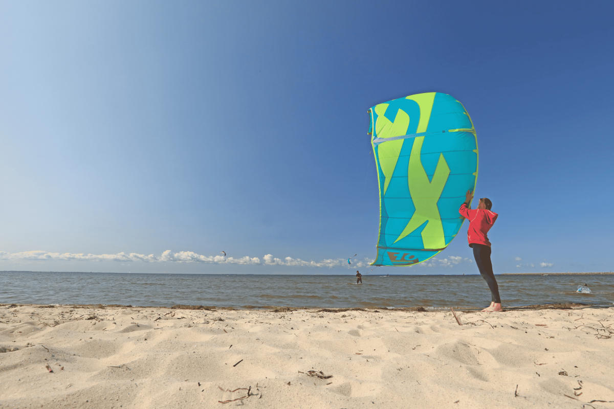 Kitesurf zeil // © MV-T/Gohlke Kitesurf zeil // © MV-T/Gohlke
