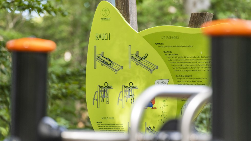 Aktivgeräte im Kurwald © André Pristaff, Tourismus- und Kur GmbH Graal-Müritz, © © André Pristaff, Tourismus- und Kur GmbH Graal-Müritz