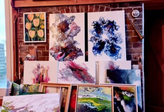 Painting Julia Seemann // © Südliche Boddenküste Painting Julia Seemann // © Südliche Boddenküste