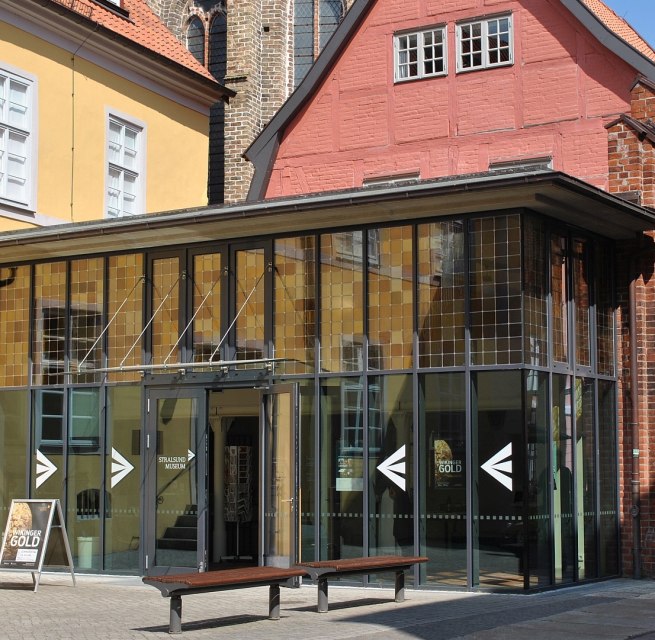 Eingang des Stralsund Museums im ehemaligen Katharinenkloster // © Katrin Kraus / STRALSUND MUSEUM Eingang des Stralsund Museums im ehemaligen Katharinenkloster // © Katrin Kraus / STRALSUND MUSEUM
