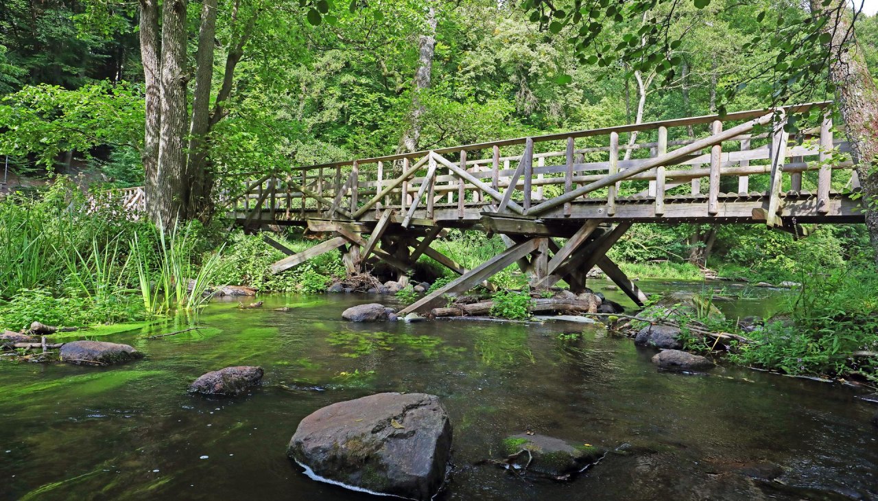 Warnow wooden bridge near Groß Görnow, © TMV/Gohlke