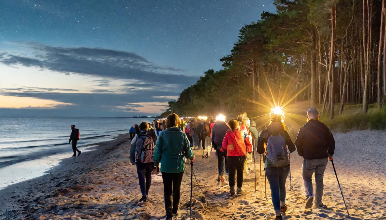 &copy; Fackelwanderung am Strand.jpg