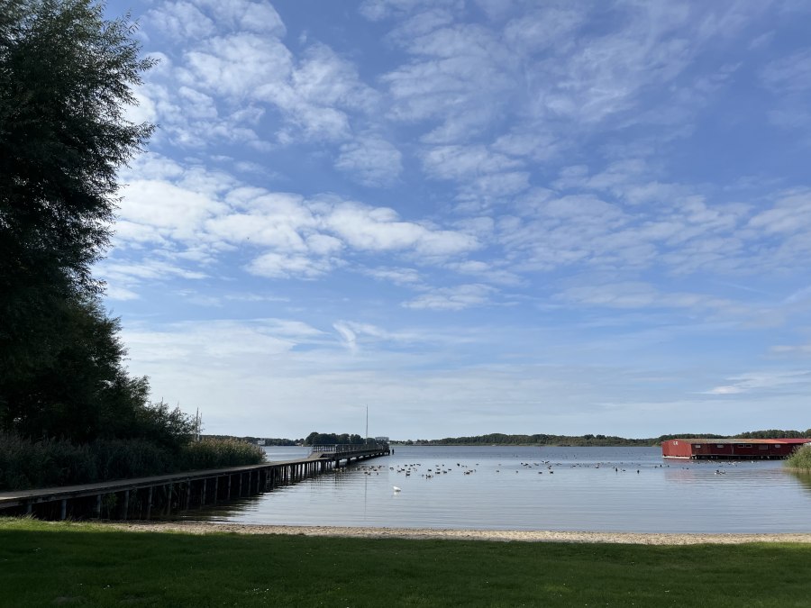 Rechlin beach with pier, © TDG Rechlin mbH Rechlin beach with pier, © TDG Rechlin mbH