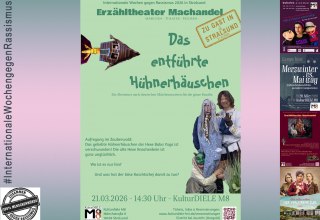#Rassismuswoche2026 - Das entf&uuml;hrte H&uuml;hnerh&auml;uschen // &copy; Oliver Kube / KULTURSamkeit Stralsund e.V.