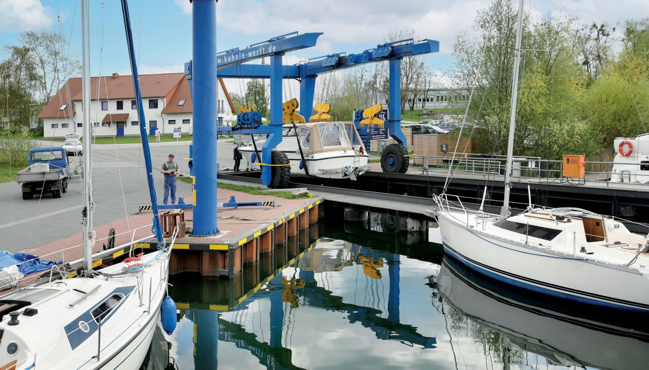 Marina-Mueritz-kranen2, © Harald Mertes