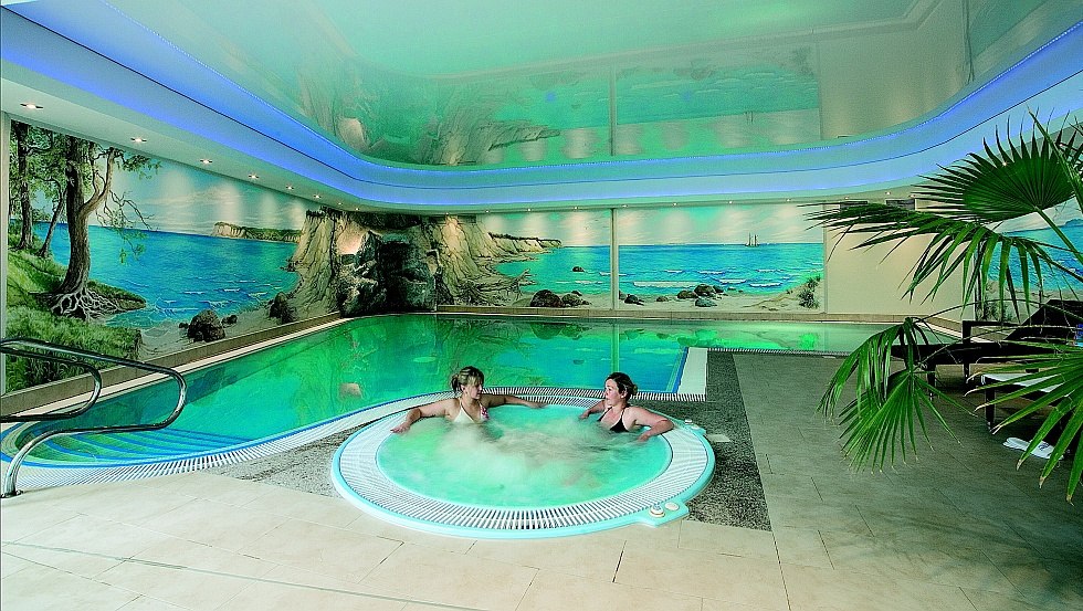 Ontspan in onze wellnessruimte na een lange fietstocht, © AKZENT Waldhotel Göhren GmbH