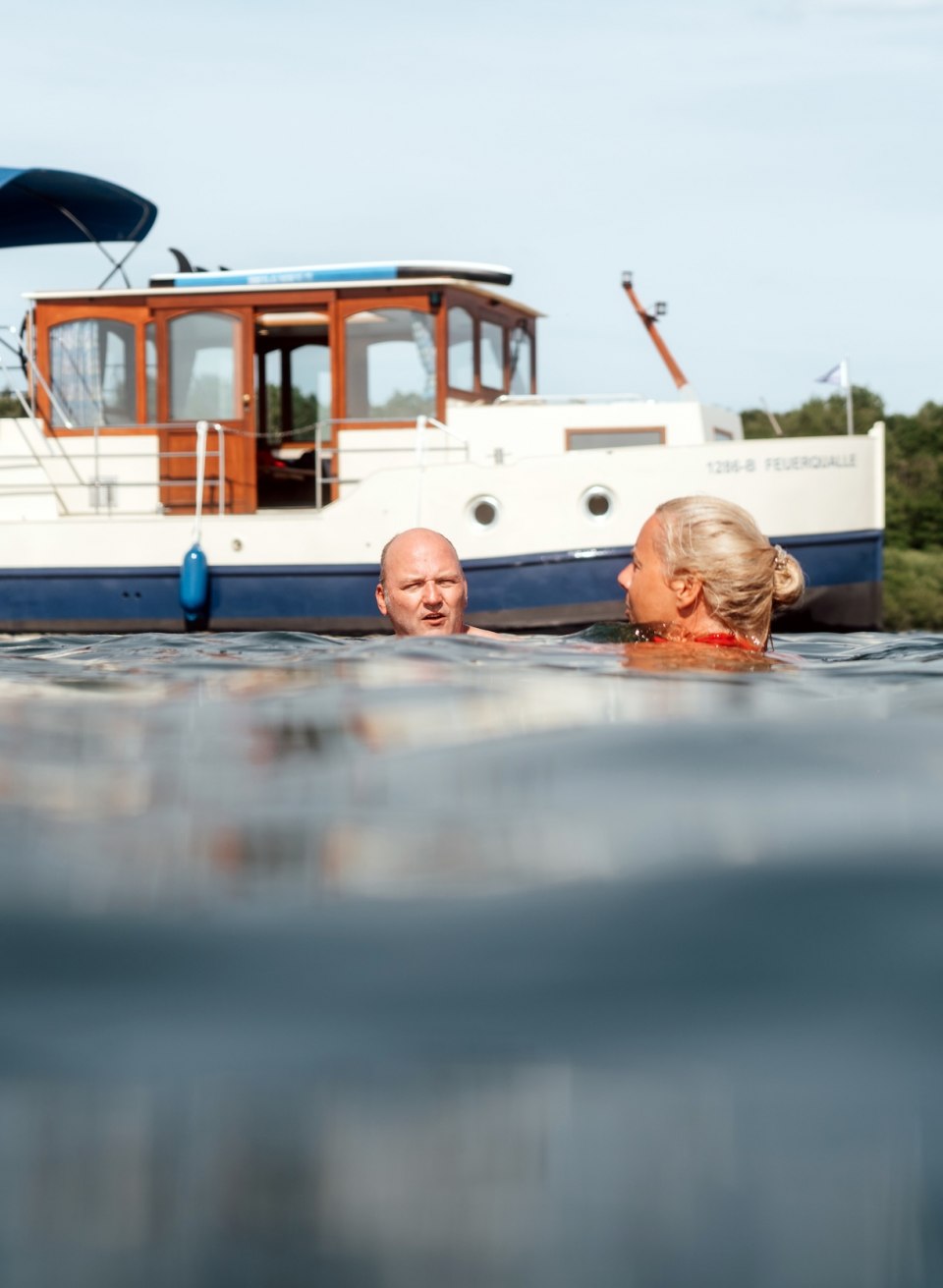 Ga na het ankeren zwemmen om af te koelen, © TMV/Petermann