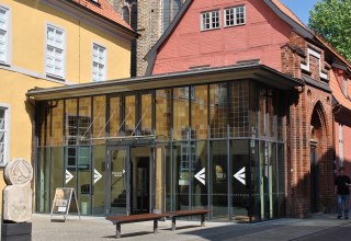 Eingang des Stralsund Museums im ehemaligen Katharinenkloster // © Katrin Kraus / STRALSUND MUSEUM Eingang des Stralsund Museums im ehemaligen Katharinenkloster // © Katrin Kraus / STRALSUND MUSEUM