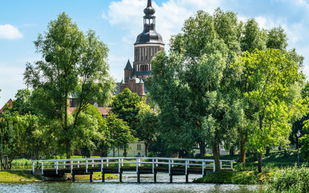Weiße Brücke am Küterdamm der Hanzestad Stralsund Witte brug aan de Küterdamm van de Hanzestad Stralsund (1), © TMV / Tiemann
