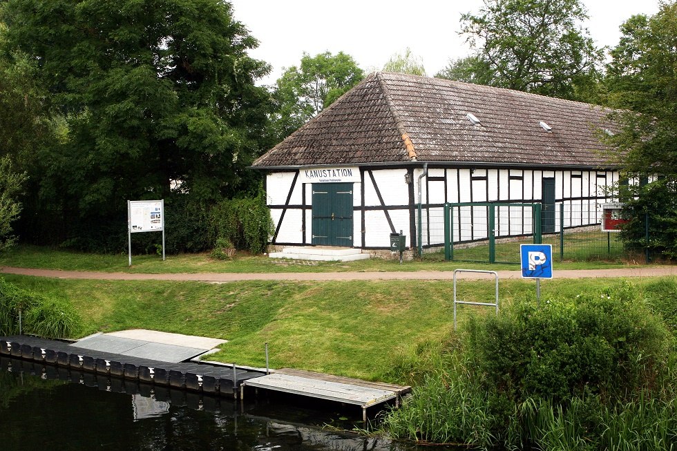 Kanostation op de Uecker, © Sabrina Wittkopf-Schade