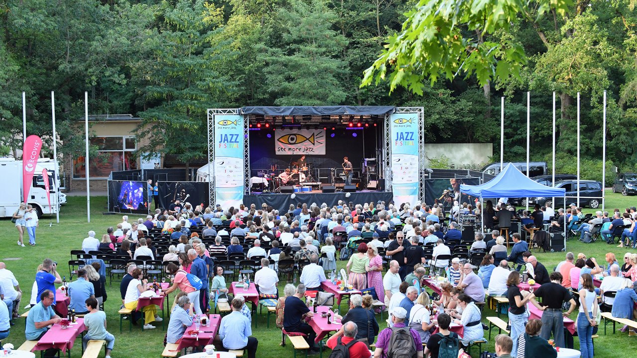De jazzavond in de dierentuin van Rostock. // © Zoo Rostock/ Kloock De jazzavond in de dierentuin van Rostock. // © Zoo Rostock/ Kloock