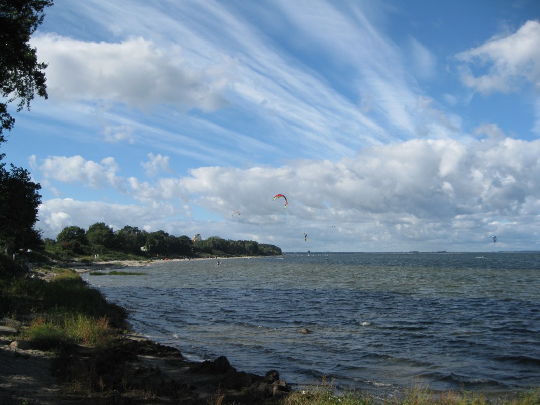 Kitesurfen in Loissin // &copy; Tourismusverband Vorpommern e.V.