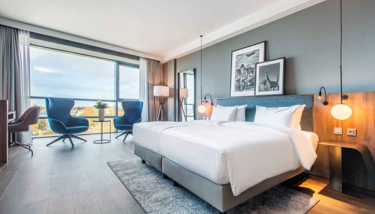 Tweepersoonskamer, &copy; Radisson Blu Rostock