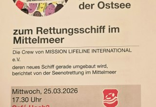 Veranstaltungsflyer // &copy; OMAS GEGEN RECHTS Stralsund