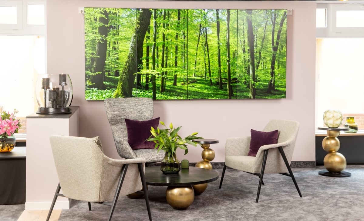 Ściana wideo w holu, © Matthes Trettin Ściana wideo w holu, © Matthes Trettin