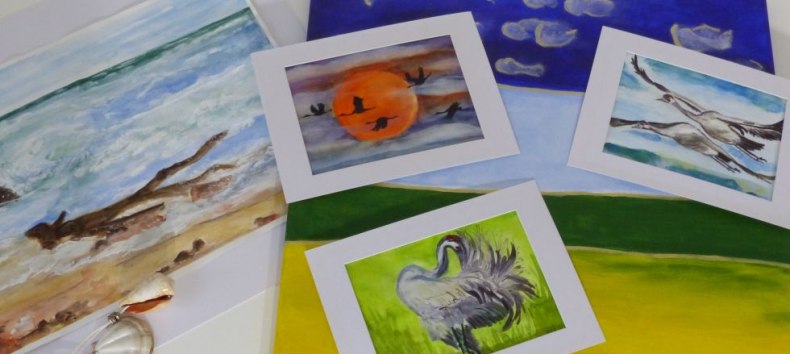 Aquarell-, Acryl- und &Ouml;lmalerei // &copy; Andrea Budde, Rugensee