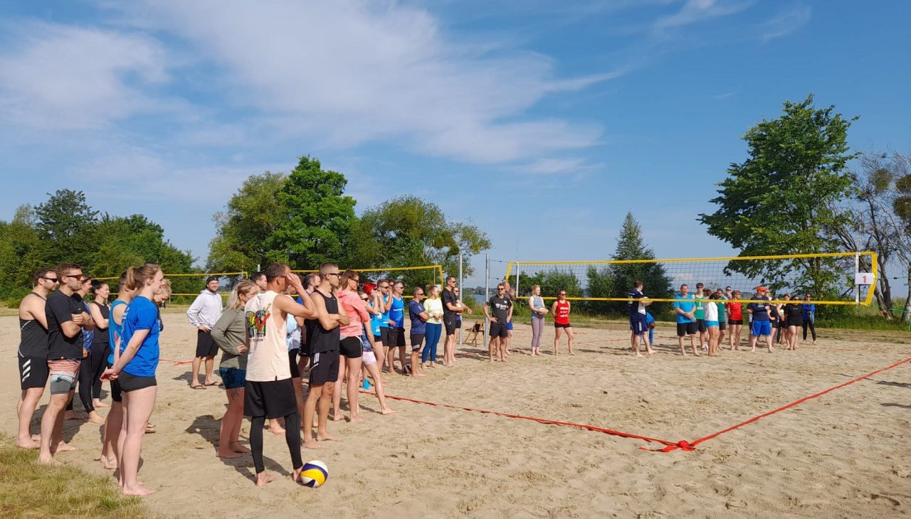 Beach volleyball courts at the "Mili" lido - 1st midsummer beach party, © TDG Rechlin mbH