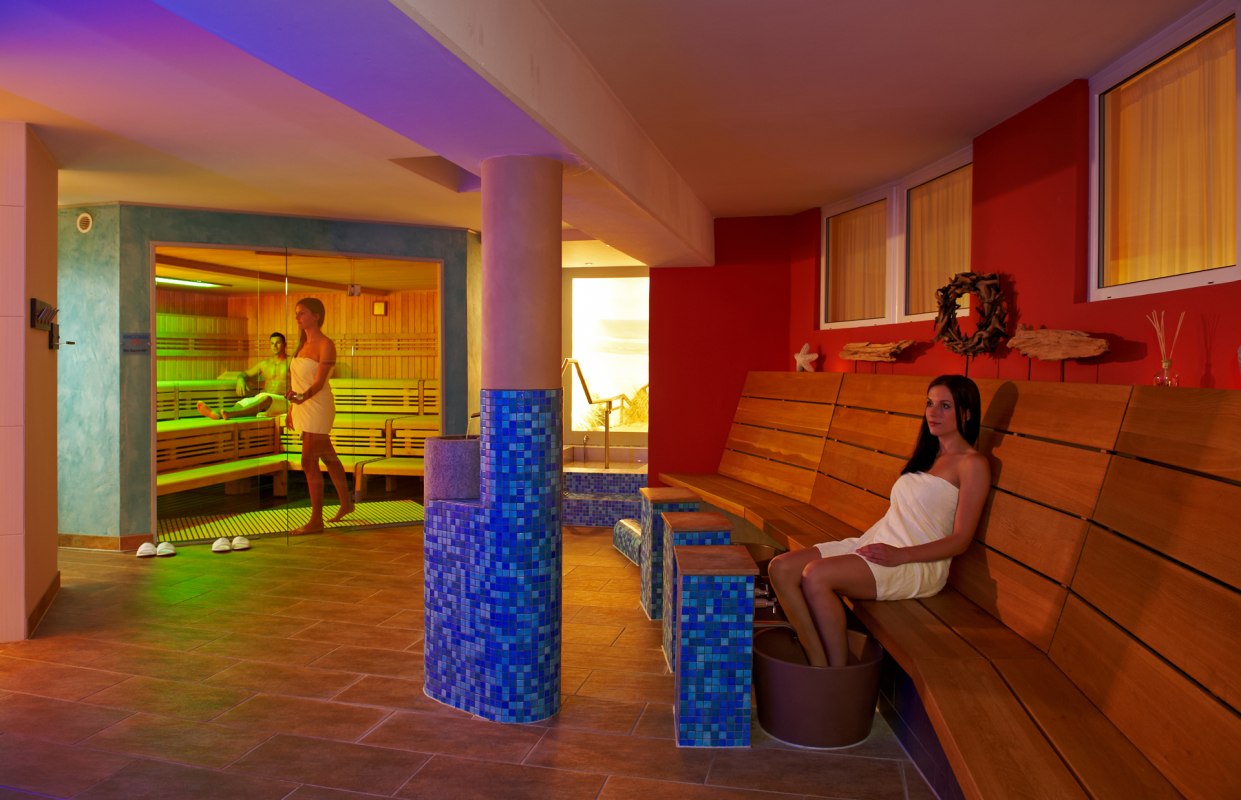 Strefa saun ANCONIA SPA // © Ostseehotel - Villen im Park Strefa saun ANCONIA SPA // © Ostseehotel - Villen im Park