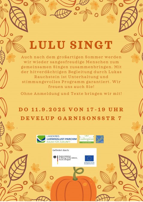 2025Lulu singt Herbst, © Stadt Ludwigslust