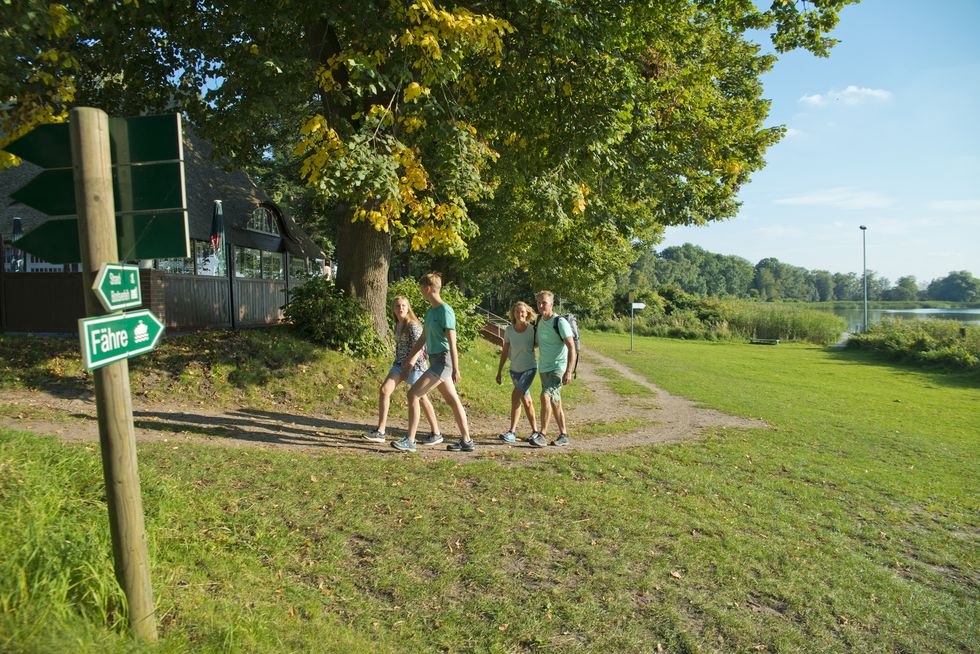 Familie bestemming Burgwallinsel, © Tourist Info/C. Drühl