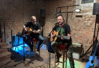 Acoustic Cowboys in the Kulturkeller, © Brita Buttkewitz