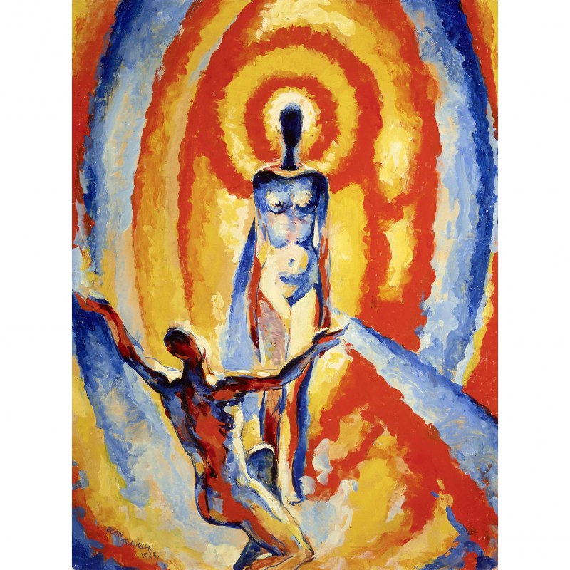 Serie van 19 afbeeldingen, 1923, aquarel op papier // © EgonTschirch Serie van 19 afbeeldingen, 1923, aquarel op papier // © EgonTschirch
