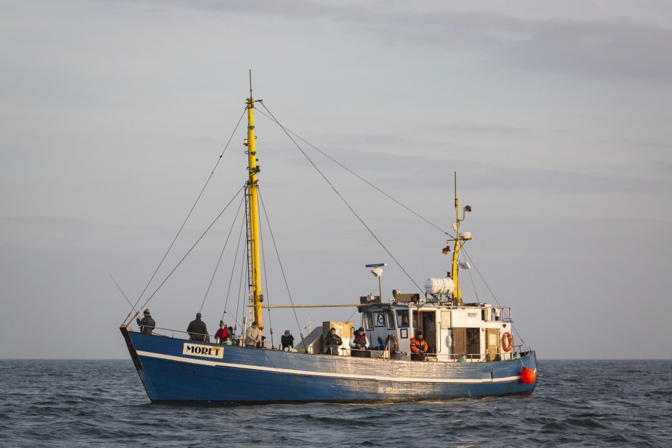 The MS Moret on the high seas en route to the fishing grounds, &copy; TMV/L&auml;ufer