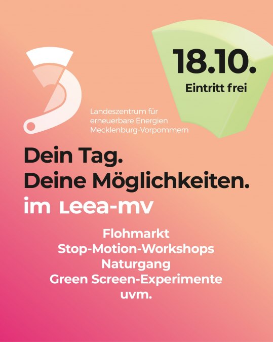 Tag der Möglichkeiten Insta rot, © Landeszentrum für erneuerbare Energien