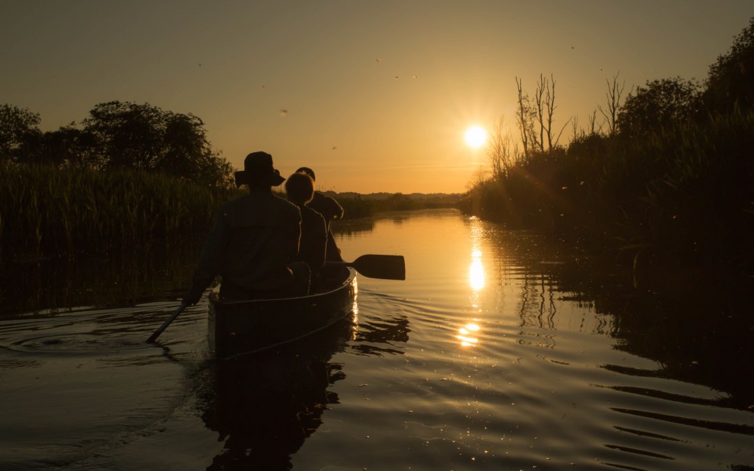 Bever tour - avondsfeer op de Recknitz, © Martin Hagemann