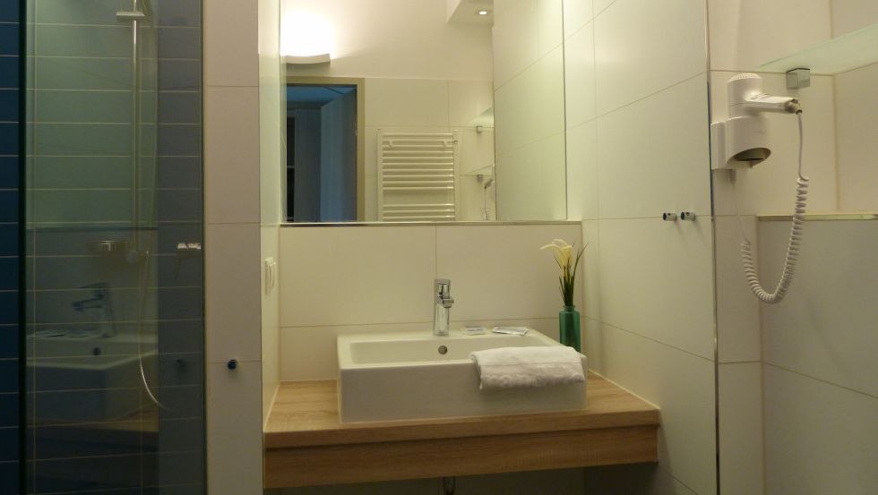Widok na łazienkę StrandHotel, © StrandHotel Graal-Müritz Widok na łazienkę StrandHotel, © StrandHotel Graal-Müritz