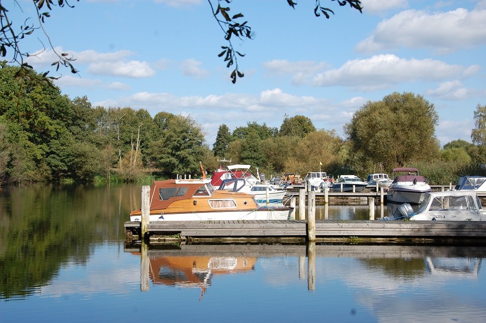 Het waterwandelcentrum ligt direct naast de sluis. // &copy; Gabriele Skorupski
