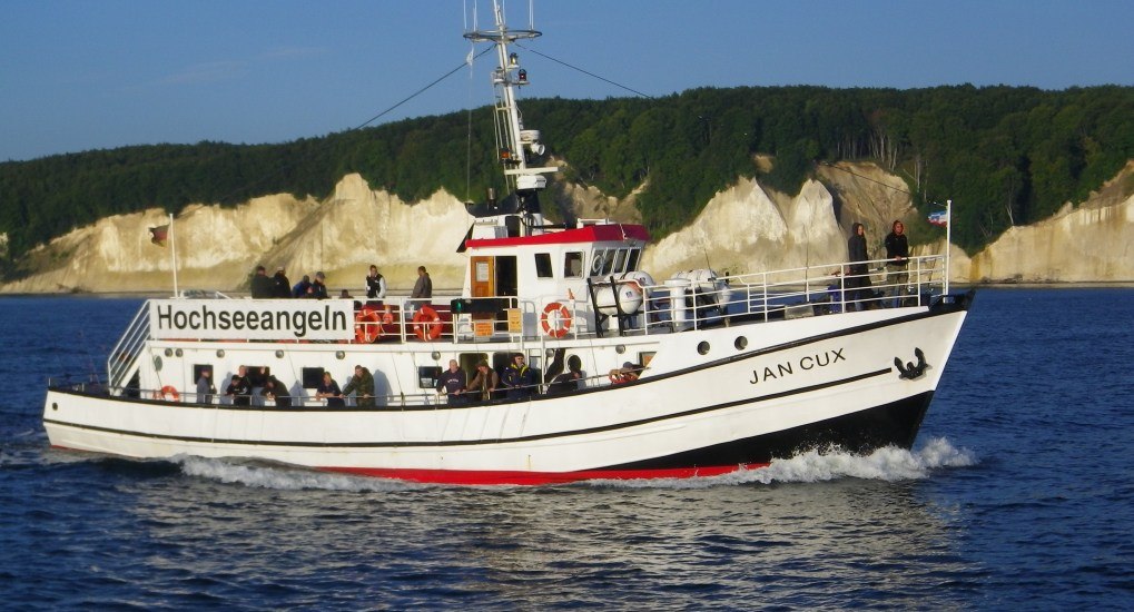 Diepzeevistrips naar de beste visgronden met de MS JAN CUX, © Angel- und Ausflugsschifffahrt Rügen GmbH