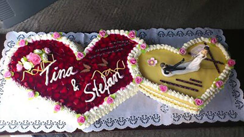 Najpiękniejszy tort na najpiękniejszy dzień, © Landbäckerei Heino Bastian