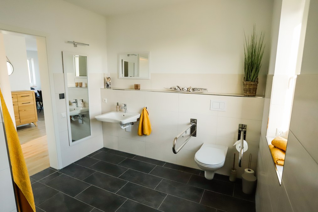 Łazienka bez barier na parterze, © E. Gazioch Łazienka bez barier na parterze, © E. Gazioch