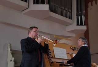 The actors Christian Packmohr and Christiane Werbs // &copy; Ch. Werbs