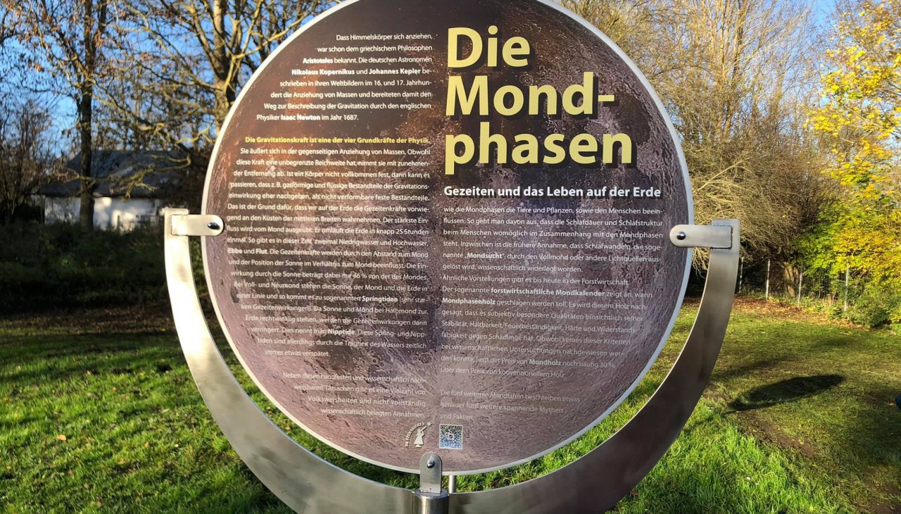 ... veel interessante feiten over de maan, © Mecklenburger ParkLand