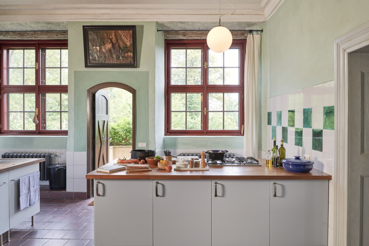 The kitchen at Schmarsow Castle // © TVV/Pocha Burwitz The kitchen at Schmarsow Castle // © TVV/Pocha Burwitz
