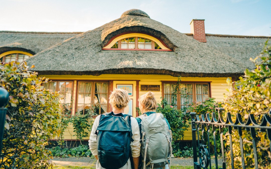 Vacations on the Darß - the thatched houses are a landmark of the region, © TMV/Petermann