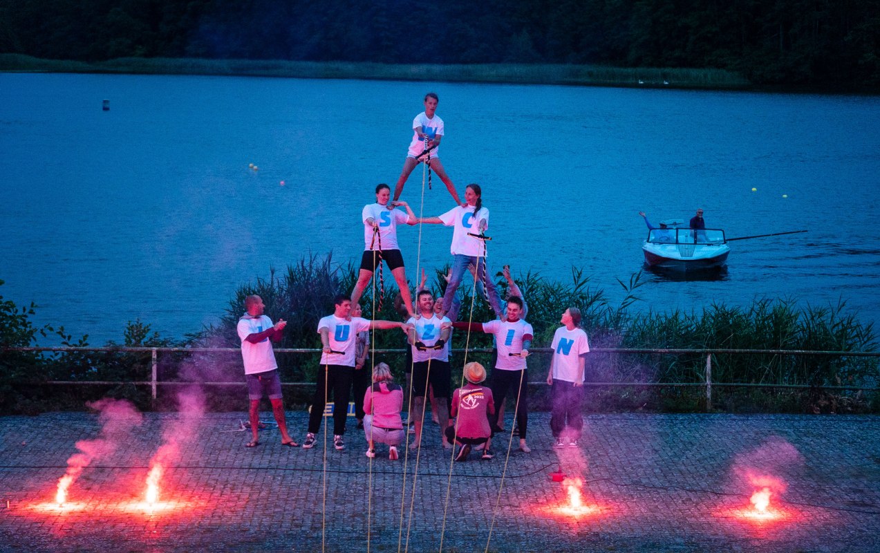 Closing pyramid // &copy; WSC Luzin Feldberg e. V.