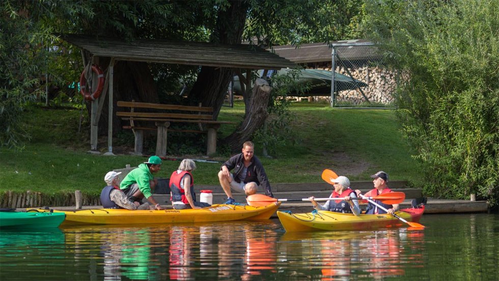 Start van de Eldetour vanaf de kanoverhuur, zeer geschikt voor beginners., © Monty Erselius