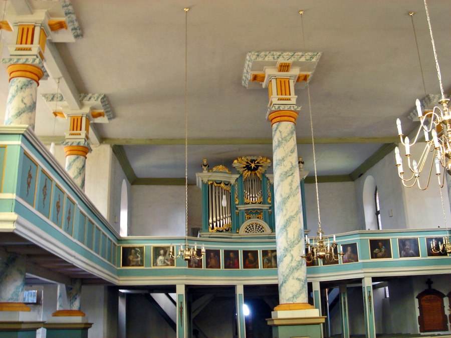 Stavenhagen_Kirche_innen_Orgel, © Stadtkirche Stavenhagen
