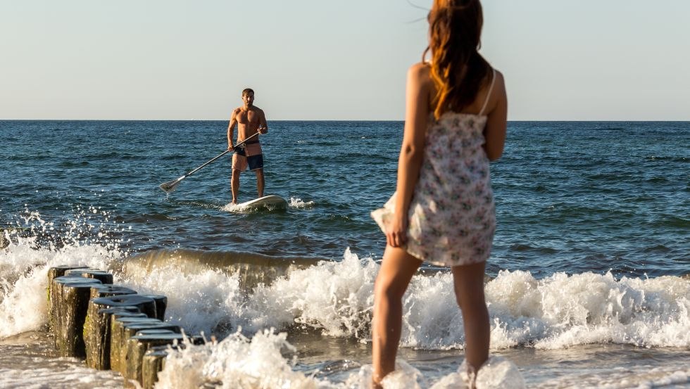 Stand Up Paddling in Graal-Müritz // © TuK GmbH Graal Müritz, Alexander Rudolph Stand Up Paddling in Graal-Müritz // © TuK GmbH Graal Müritz, Alexander Rudolph