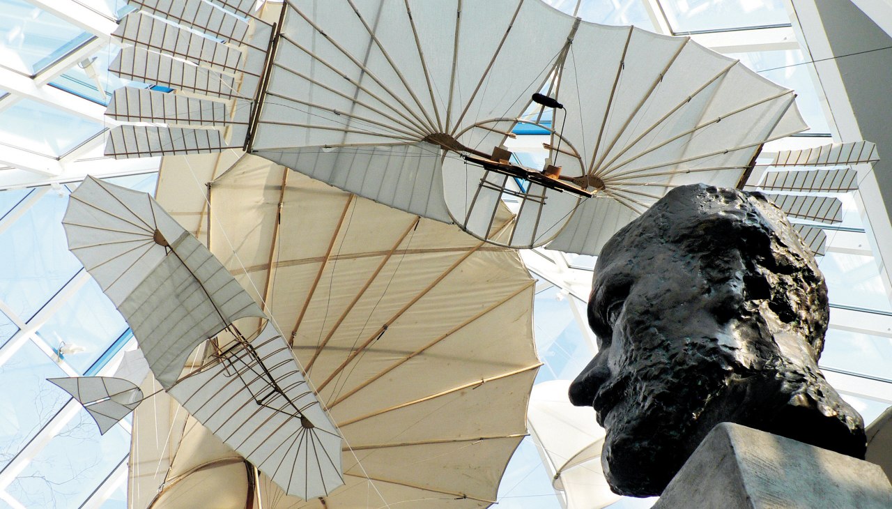 Marzenie o lataniu z szybowcem Lilienthal, © Wittig Marzenie o lataniu z szybowcem Lilienthal, © Wittig