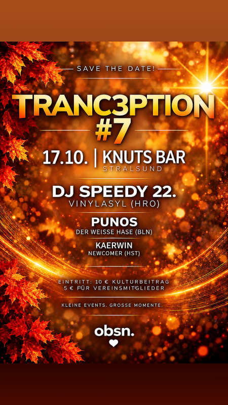 tranc3ption # 717.10.26 Where? Knuts Bar, Stralsund // © obsn. tranc3ption # 717.10.26 Where? Knuts Bar, Stralsund // © obsn.