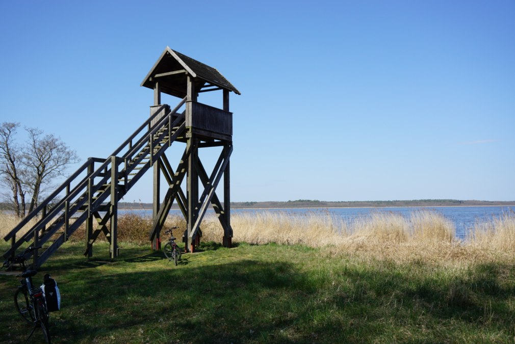 Observation tower at Neuwarper Lake, © tvv-bock