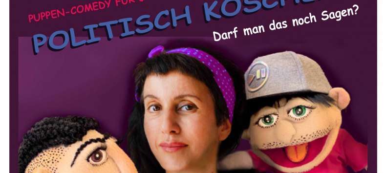 Die handgemachten Stab- und Klappmaulpuppentreten seit &uuml;ber 12 Jahren in Schulen, Theaterh&auml;usern,Museen, diversen Community-Treffpunkten und aufFestivals auf. // &copy; Shlomit Tripp