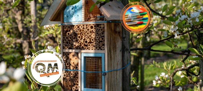 Insektenhotel // © Quartiersmanagement Ploggensee Insektenhotel // © Quartiersmanagement Ploggensee