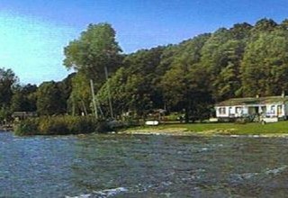 Ansicht des Campingplatzes, direkt gelegen am Goldberger See // &copy; Campingplatz am Goldberger See/ Fam. Dethloff